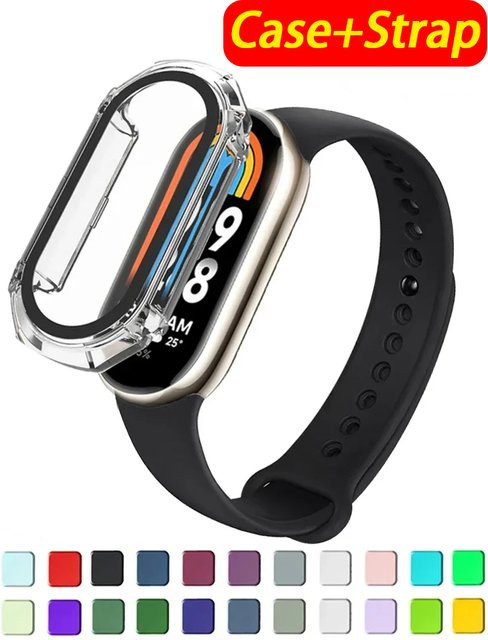 Xiaomi Mi Band 8 9 Armband, Silikon, Schwarz, Unisex - Bild 1