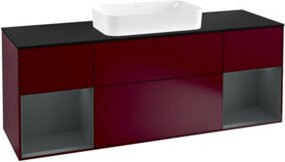 V&B Finion Waschtischunterschrank mit LED-Beleuchtung und Regalfach, Wandmontage, Breite: 160 cm - Bild 1