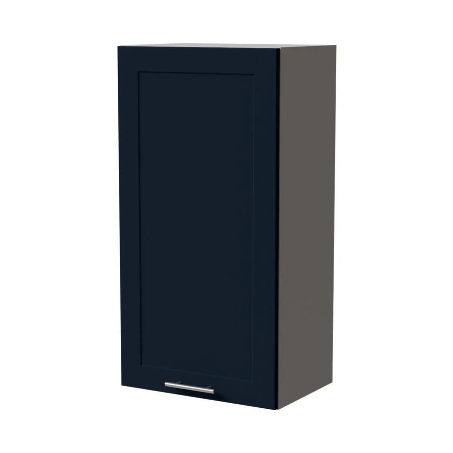 Feldmann-Wohnen Hängeschrank Oslo in Grau und Indigo Matt mit Soft-Close-Türen, B: 50 cm, T: 32,5 cm, H: 96 cm - Bild 2