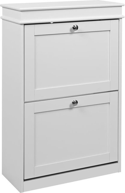 hjh LIVING Schuhschrank Estha 20 in Weiß, lackiertem MDF im Vintage Landhausstil - Bild 1