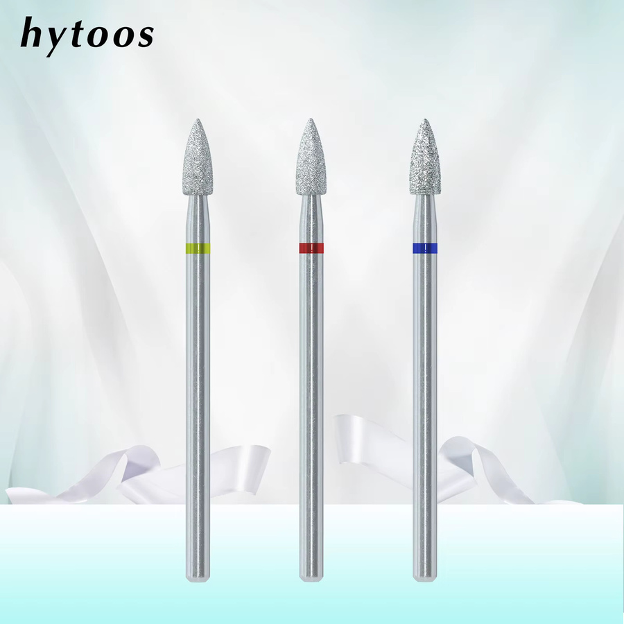 HYTOOS Konischer Chrom-Diamant-Nagelbohrer, Unisex - Bild 2