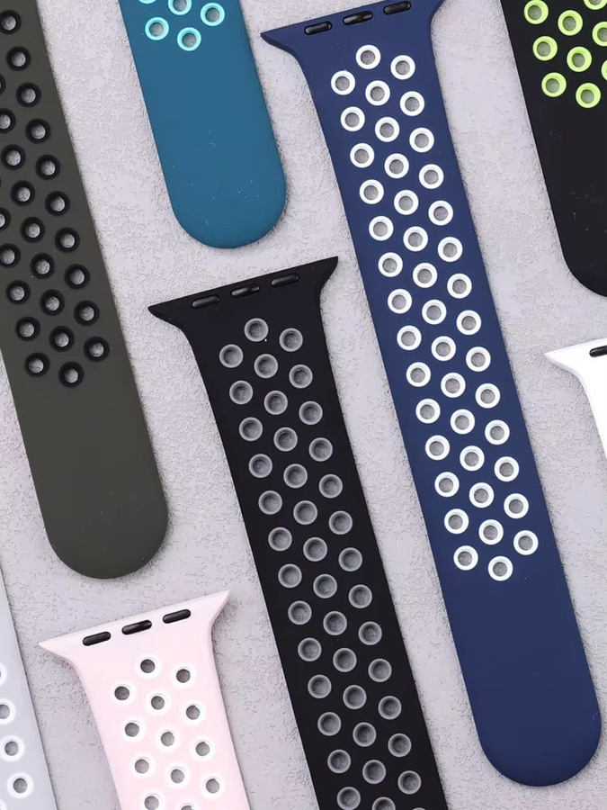 Apple Watch Silikonband, Sportarmband, Silikon, Unisex - Bild 5