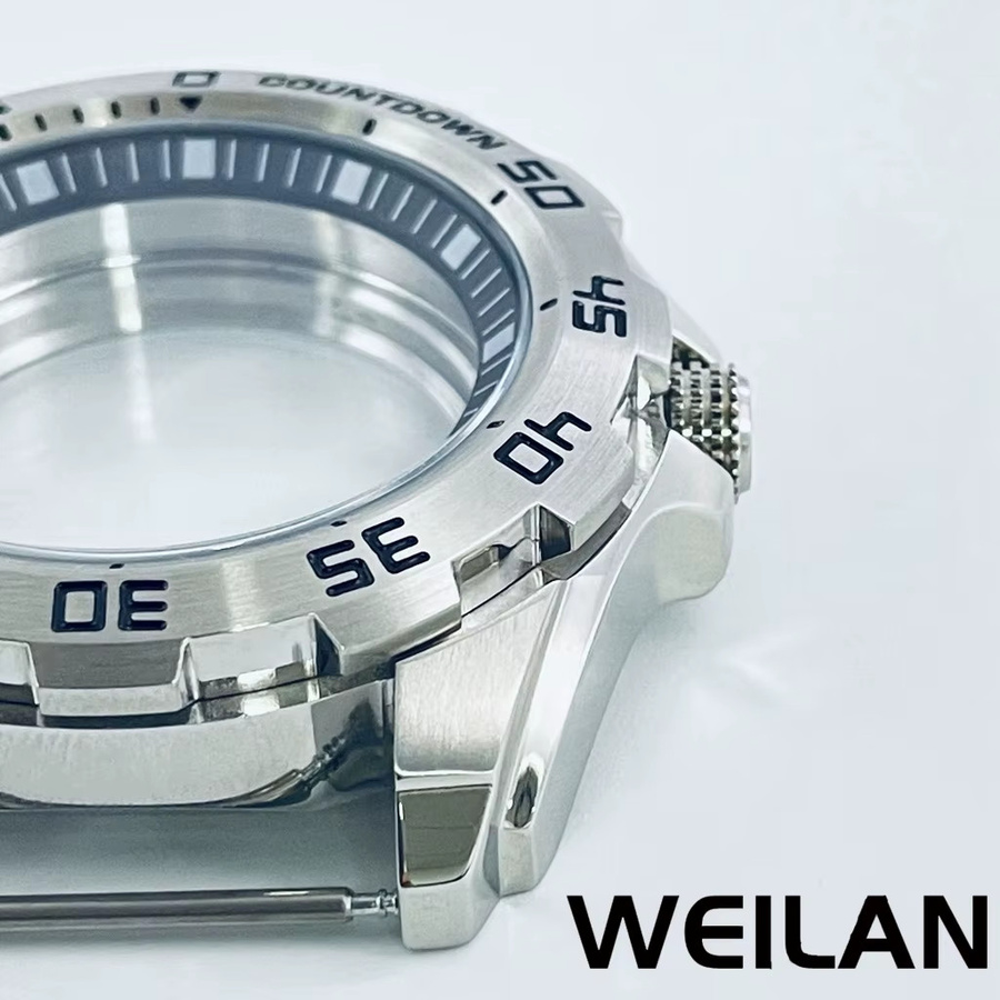 ANGLANG Gehäuse Edelstahl, silber, 44 mm, Unisex - Bild 2