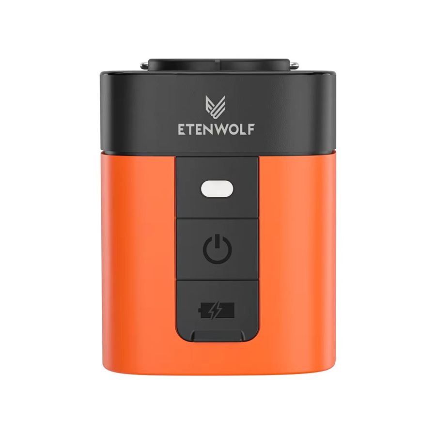 ETENWOLF AIR 3se Tragbare Mini-Elektropumpe Orange, 2-in-1 Wiederaufladbare Outdoor-Luftpumpe mit 2600mAh für Luftmatratzen, Isomatten und Schwimmreifen - Bild 8