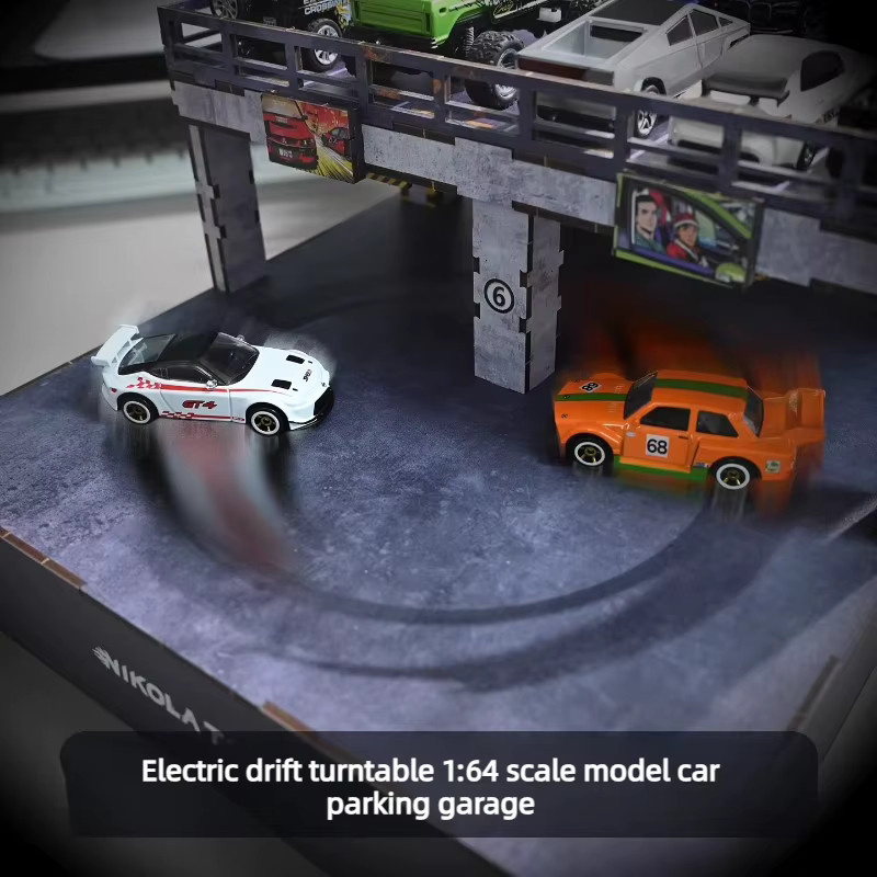 AT 99 MODEL RC Auto Modell Parkplatz, 1:64, Elektrische Drift-Drehscheibe - Bild 2