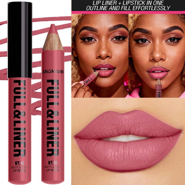 Young Vision Lipliner, 12 Farben, Matt, Nude Braun - Bild 1