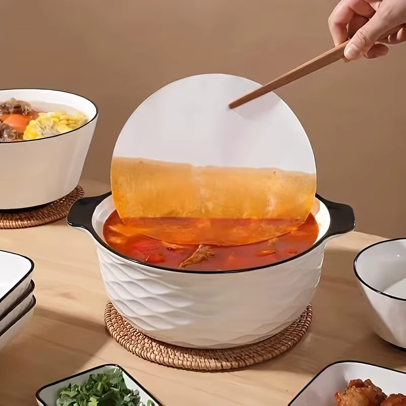 100 Stück Einweg Öl-Absorbierpapier für Lebensmittel zum Filtern und Backen in der Küche - Bild 2