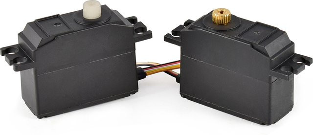 Wltoys RC Servo Metal Gear, Zubehör, Metall, Schwarz - Bild 1