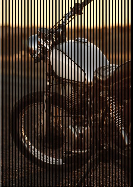 FN Acustico Akustikplatte Motorrad in Bunt aus PET und MDF, H x B x T: 2.400 x 1.693 x 19 mm - Bild 1