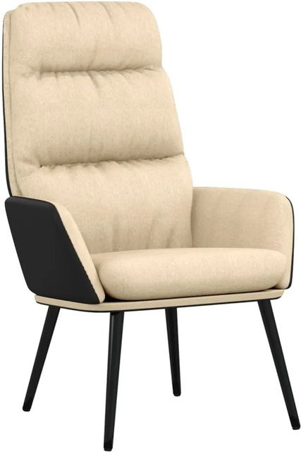 vidaXL Relaxsessel in Beige mit Stoffbezug und Armlehnen - Bild 1