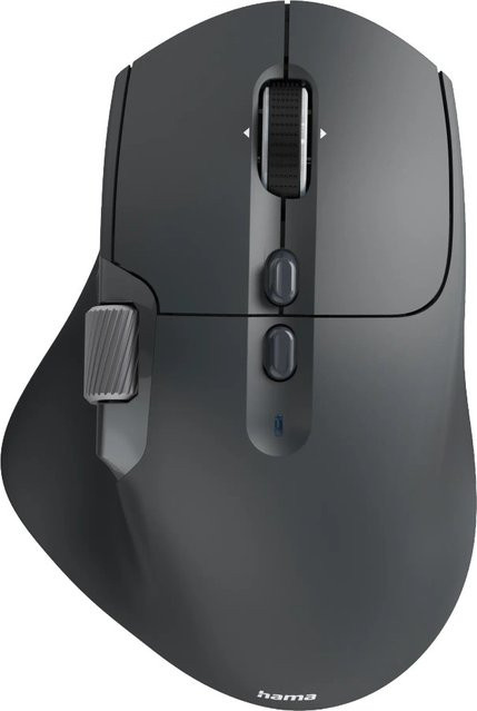Hama Multi-Device-Maus WM-900 Ergonomische Funk- und Bluetooth-Maus mit RGB-Beleuchtung in Schwarz oder Weiß - Bild 1