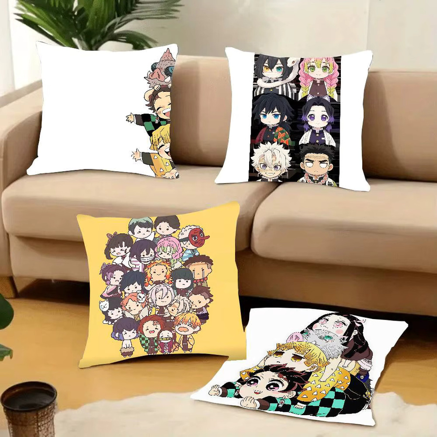 Dämonen Schlachter Anime Kissen für Sofa und Schlafzimmer 30 x 30 cm - Bild 2