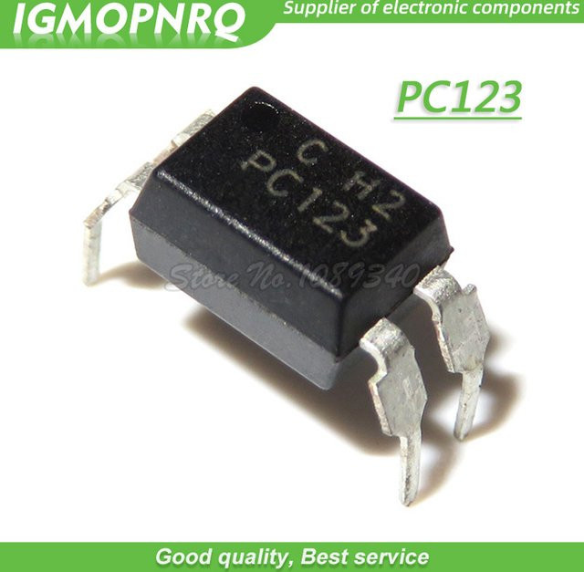 10er Set PC123 PC814 EL814 DIP4 in Schwarz - Bild 1