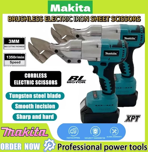 Makita Akku-Blechschere bürstenlos 20 V in Petrol für Eisen und Metall - Bild 1
