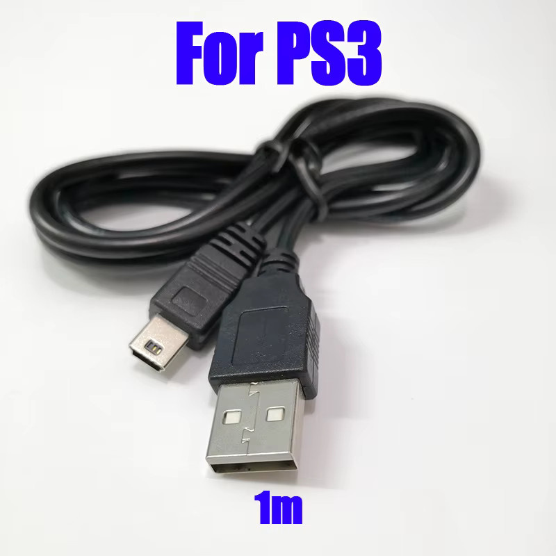 ChengHaoRan USB-Ladekabel für Playstation 3 Controller Zubehör, Schwarz - Bild 5