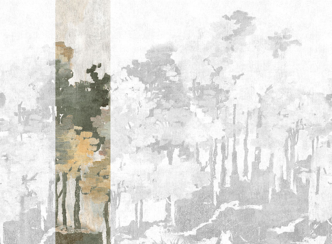 Jannelli & Volpi Mural Funes - Sepia Panel 2 Wandgestaltung Abstract Multicolour aus Vinyl - Bild 2