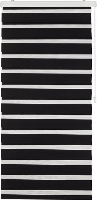 Premium Living Duorollo Thomas Vorhang in Schwarz, B: 80 cm, H: 160 cm - Bild 1