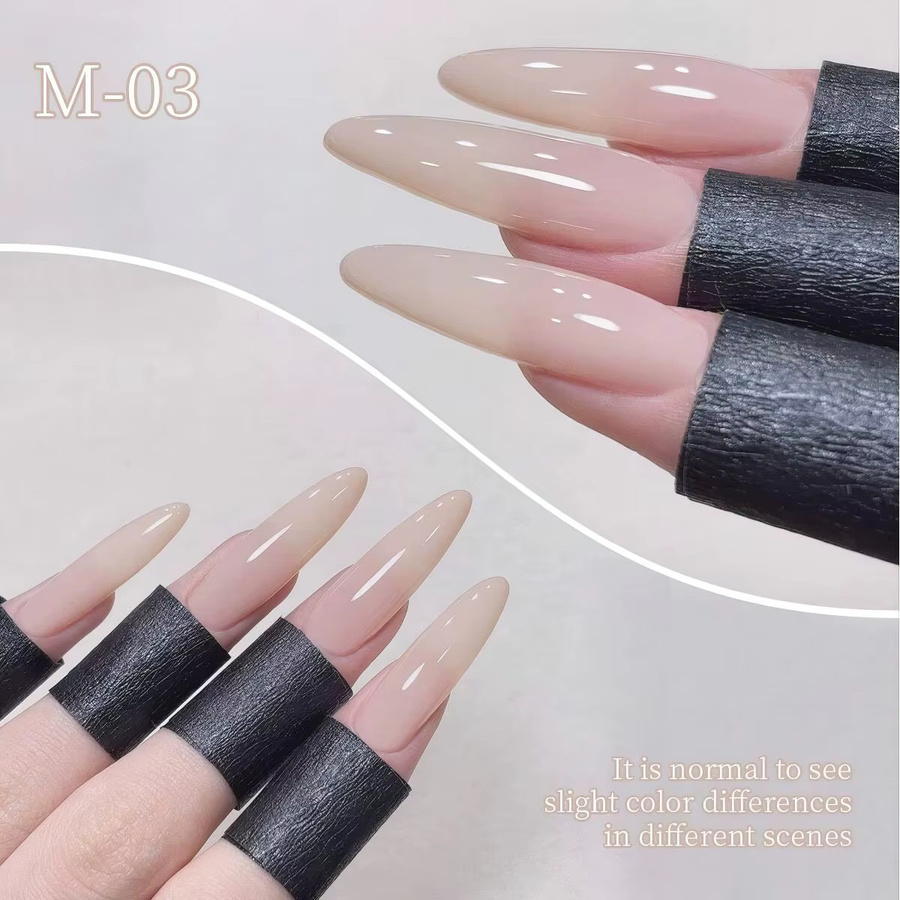 XEIJAYI Nude Gellack Set, 6-teilig, glänzend - Bild 2