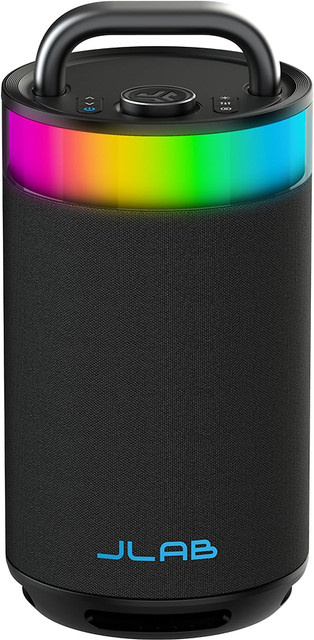JLab Epic Speaker Bluetooth-Lautsprecher schwarz mit 100 Watt, RGB-Beleuchtung und IP56-Schutz - Bild 1