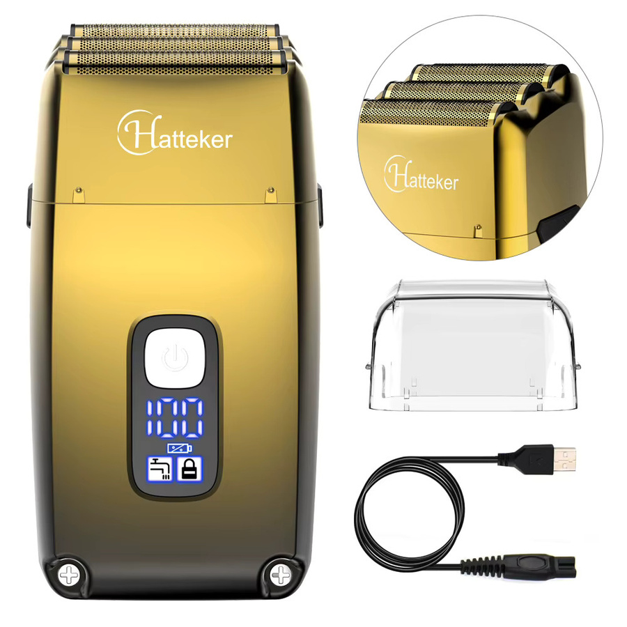Hatteker Elektrorasierer mit Folienkopf, Herren, Gold - Bild 7