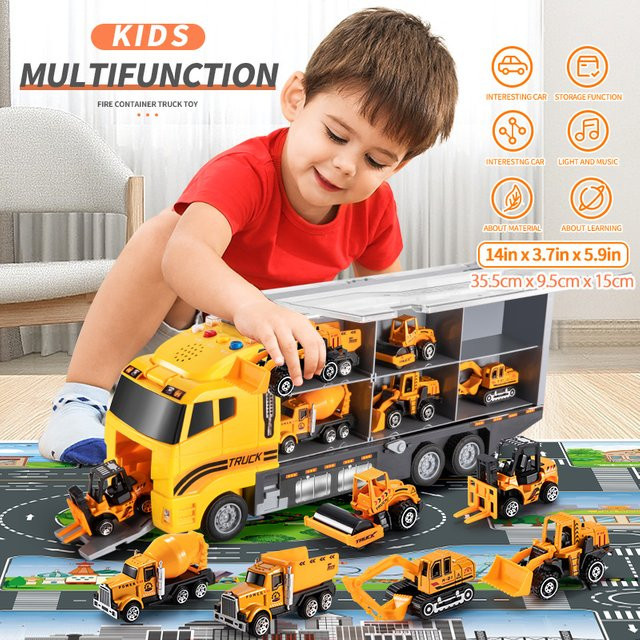 CONUSEA Container Transporter Set, Legierung, 6-teiliges Set, Bunt / Mehrfarbig - Bild 1