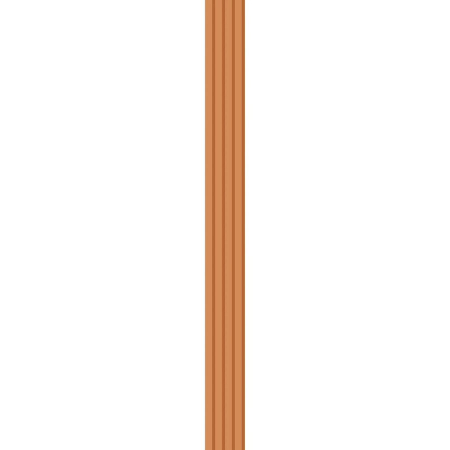 FN Neuhofer Wandverkleidung Wally Tiger in Mandarin Orange, Holzoptik, 5er-Pack, Breite: 18 cm, Höhe: 267 cm - Bild 2