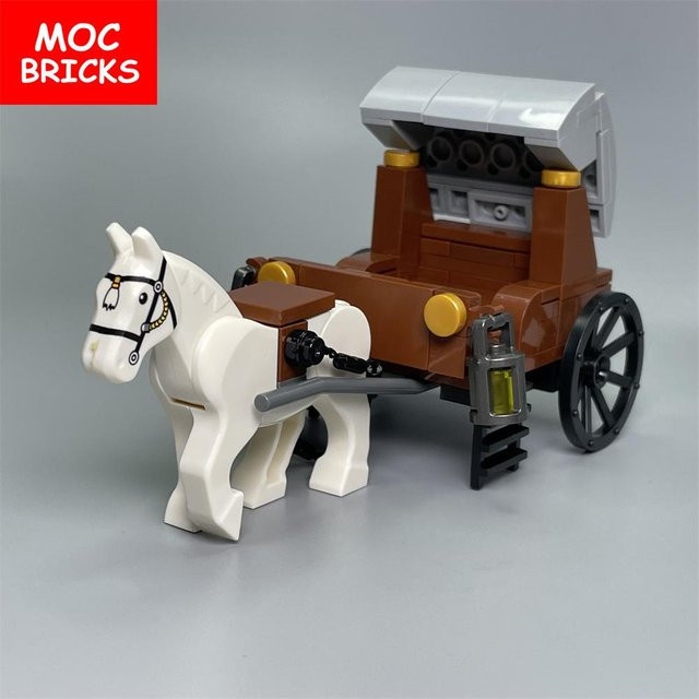 Yiran toy Kit MOC Steine Mittelalter Kutsche, Bausteine, ab 6 Jahren - Bild 1