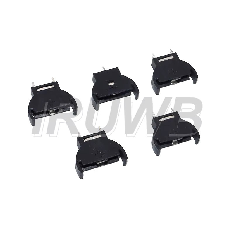 5er Set IRUWB CR2032 Batteriehalter in Schwarz, vertikale Inline-Modul-Boxen für 3-Pin-Knopfzellen - Bild 2