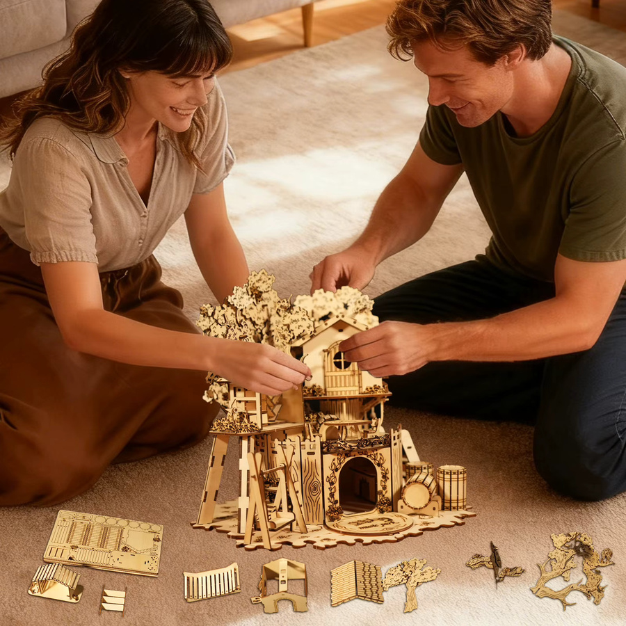 Music Park Baumhaus, 3D-Holzpuzzle, ab 14 Jahren - Bild 6