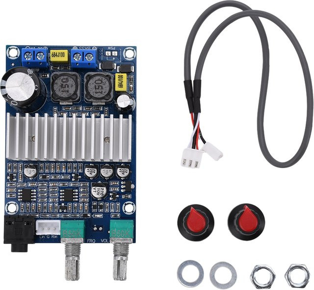 Aideepen Digital Audio Verstärker TPA3116D2 Klasse D Stereo 2.1 Subwoofer Power Verstärker Blau - Bild 1