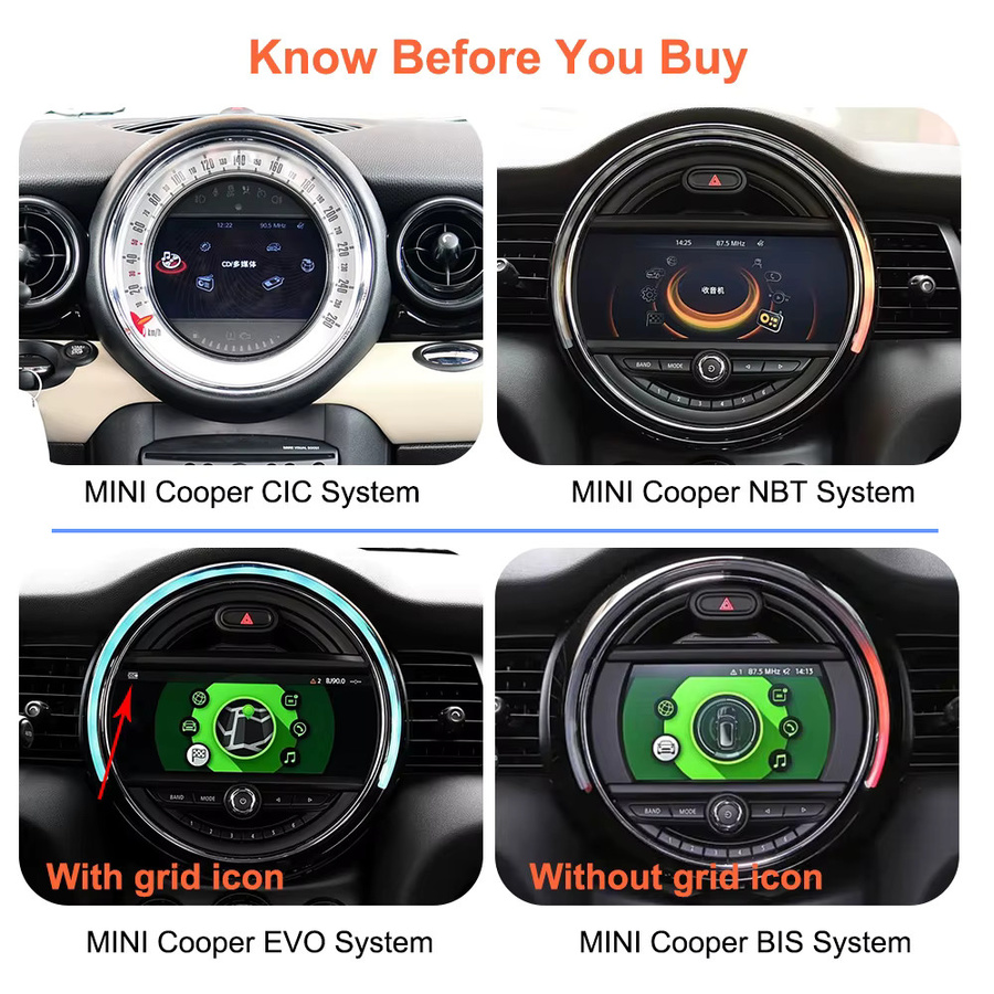 Bonroad Kabelloses CarPlay Modul für BMW und Mini Cooper mit Android Auto und Mirror Link in Schwarz - Bild 2