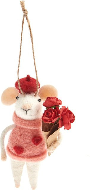 Rico Design Aufhänger Filz-Maus Rosenkavalier - Bild 1