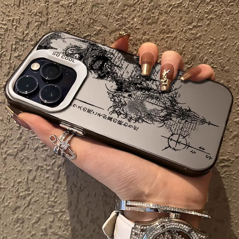 Handyhülle im Retro Gothic Stil für Samsung Galaxy S26 S25 S24 S23 S22 S21 S20 FE Ultra Edge 4G 5G Matte Anti Fall Cover - Bild 2