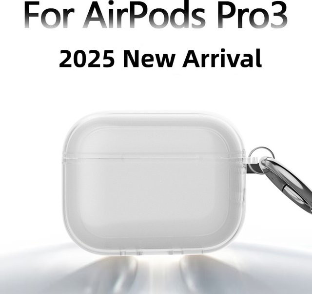Transparente Schutzhülle für Apple AirPods Pro 3 2025 aus weichem TPU - Bild 1