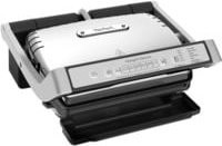 Tefal OptiGrill Deluxe GC707D Kontaktgrill in Schwarz und Edelstahl mit 2000 W und 600 cm² Grillfläche - Bild 1