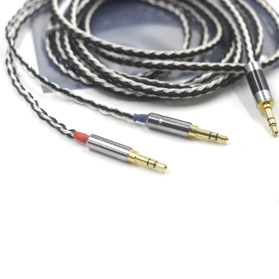 Haldane Kopfhörerkabel mit 16 Kernen und 4-poligem XLR auf Dual 3,5 mm Klinke für Hifiman Ananda Sundara HE1000se HE6se HE400 und Z7M2 - Bild 3