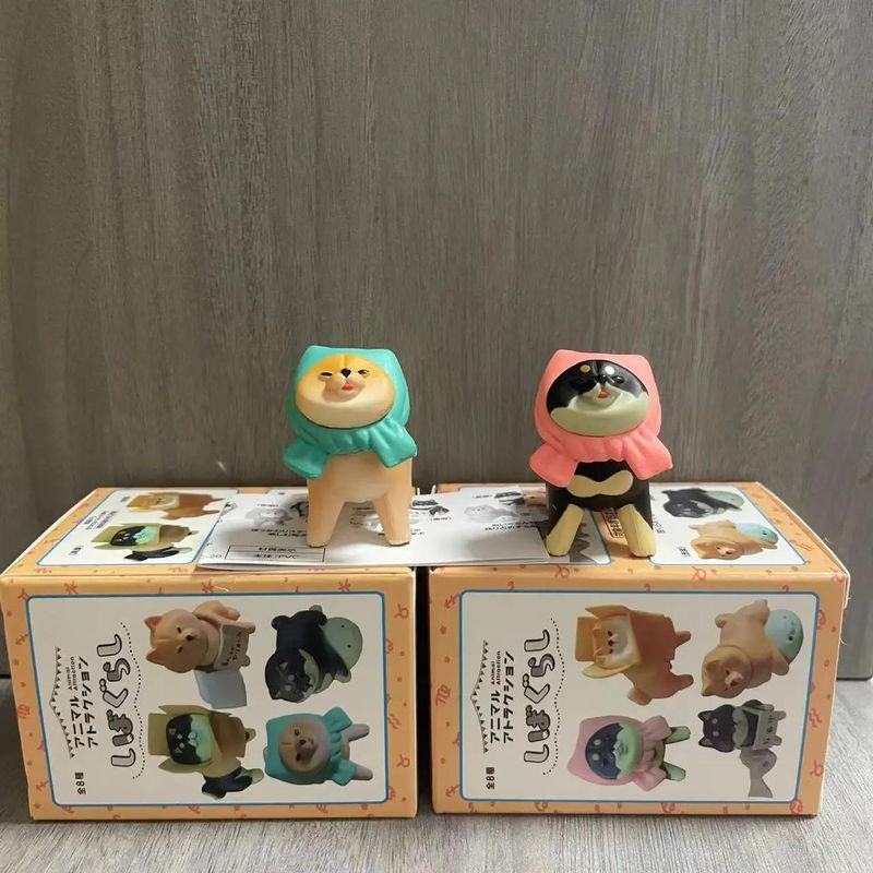 Discover Intime Shiba Inu Blind Box Niedrige Anime-Hund Actionfigur als Schreibtischdekoration in Multicolor - Bild 2