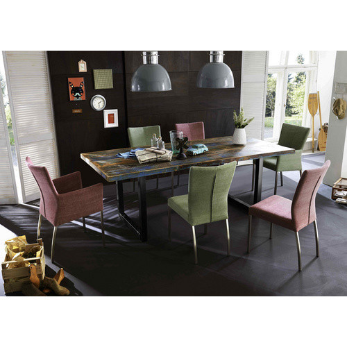SIT Tisch TABLES & CO aus Holz und Metall in Schwarz, H: 76,5 cm, B: 100 cm, T: 71 cm - Bild 2