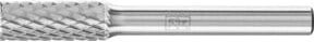 PFERD Hartmetall Frässtift Zylinder ZYAS stirnverzahnt, Farbe Silber, Durchmesser: 8 mm, Länge: 20 mm, Schaft-Durchmesser: 6 mm, Körnung: mittel fein - Bild 1