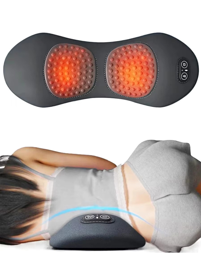Elektrisches Heiz- und Vibrationsmassagekissen von Vilnason zur Linderung von Taillenschmerzen mit ergonomischer Konturierung für Erwachsene - Bild 7
