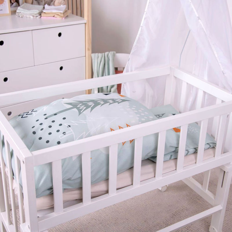 Baby Best Renforcé Wende-Bettwäsche aus Baumwolle mit Kissenbezug und Bettbezug, Grafik Design, B/T: 80 x 80 cm und 40 x 40 cm - Bild 3