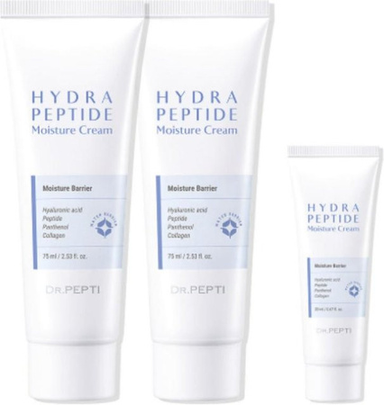 DR. Pepti Hydra Peptide Feuchtigkeitscreme, 75 ml + 20 ml, Peptide