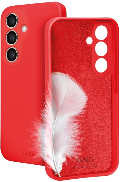 SBS Instinct Schutzhülle für Samsung Galaxy A36 und Samsung Galaxy A56 in Rot - Bild 1