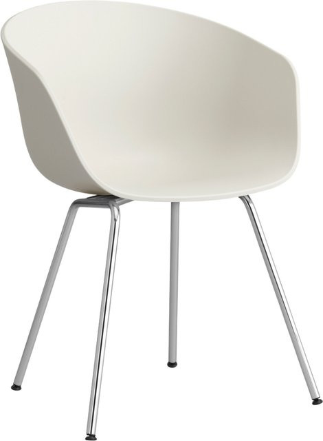 HAY About A Chair AAC 26 Designstuhl aus Polypropylen und Stahl in Beige - Bild 1