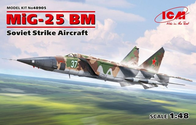 ICM MiG-25 BM Soviet Strike Aircraft, Modellfahrzeug, 1:48, Mehrfarbig - Bild 1