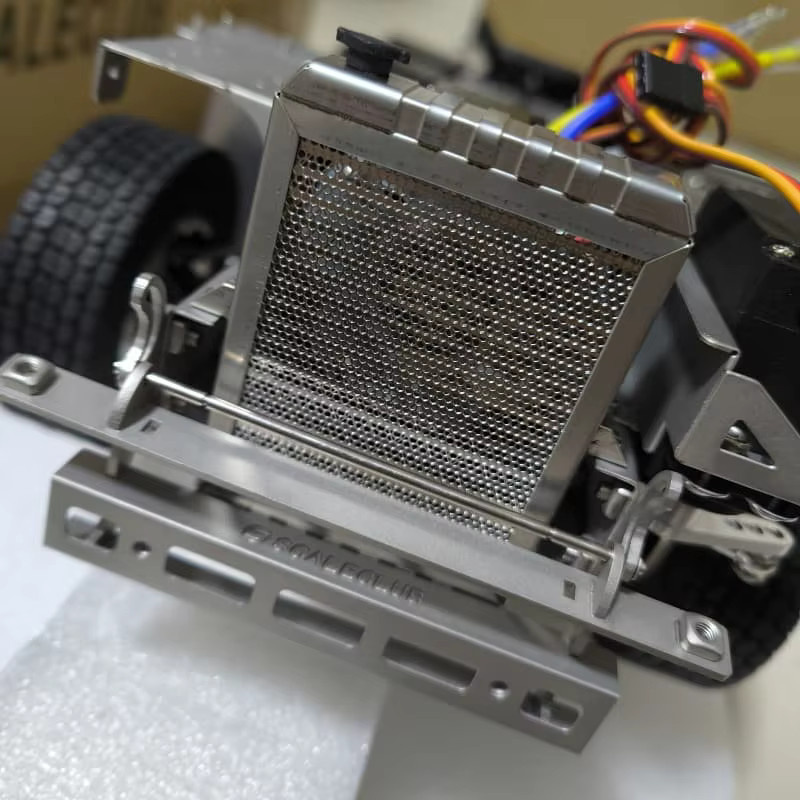 SCALECLUB LKW Kühlergrill Kühler, 1:14, Zubehör, Metall, Grau - Bild 3