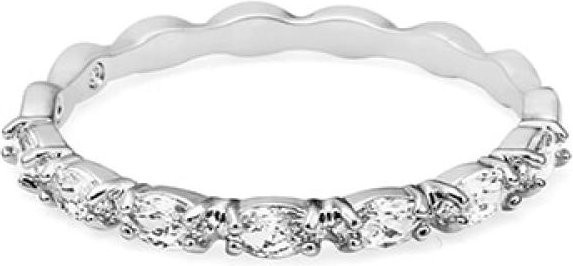 Swarovski Ring Matrix Vittore, Silber, Zirkonia, Kristall, Damen, Ringgröße 55 - Bild 1