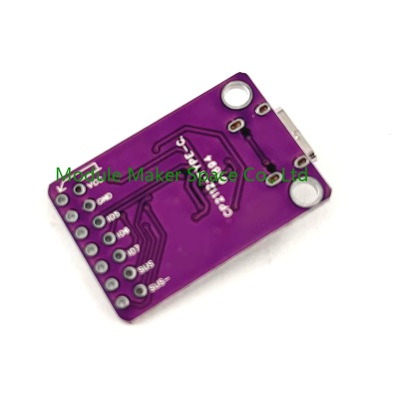 CP2112 TPYC-C Micro-USB Debug Board USB zu SMBus I2C Kommunikationsmodul 2.0 MroUSB 2112 Evaluation Kit für CCS811 Sensoren in Lila - Bild 2