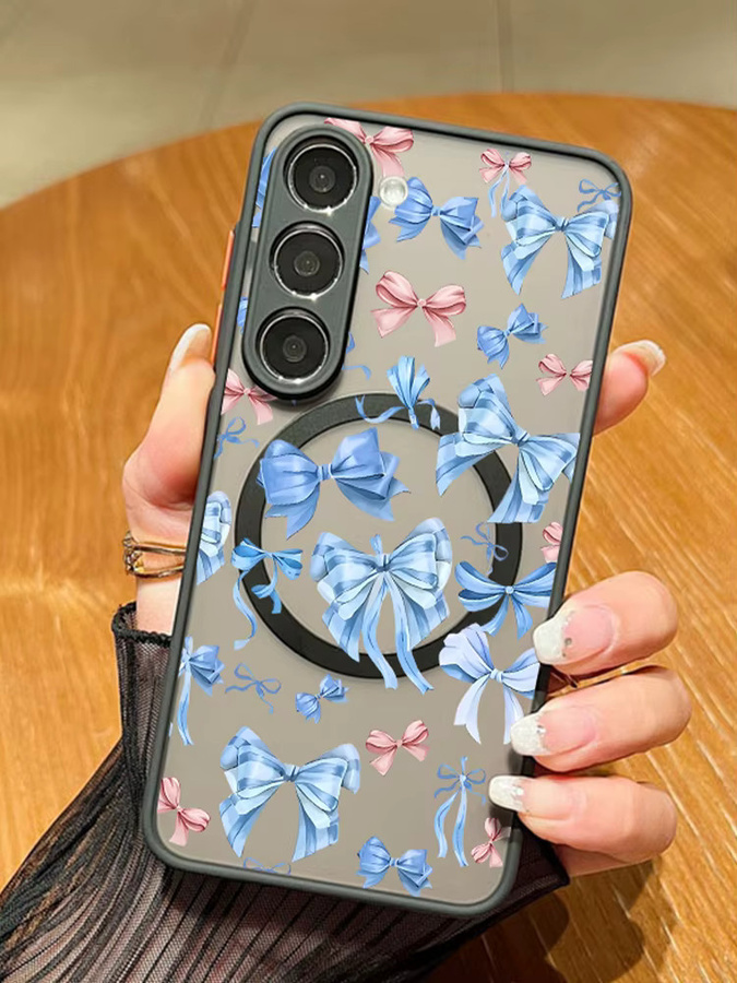 Magnetische Handyhülle mit Schmetterling-Blumen-Design für Samsung Galaxy S26 S25 S24 S23 Ultra S25 S24 FE A17 A37 A56 A55 A36 A16 in Multicolour und Schwarz - Bild 2