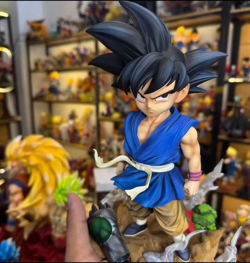 JG Studio Dragon Ball Son Goku Super Saiyan Doppelkopf-Figur, PVC-Statue - Bild 3
